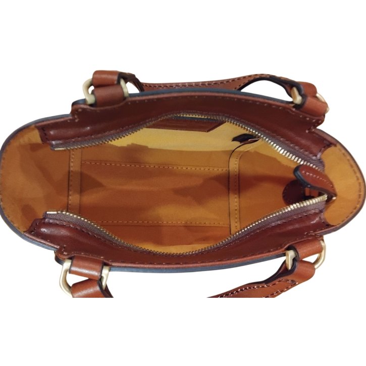 the bridge Handtasche Rindleder braun